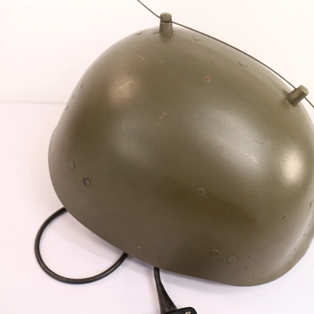 An/Prc-34 Radio Operators Helmet Experimental Korean/Vietnam Super Rare!!
